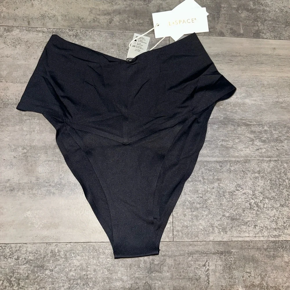 L*Space Ry Fused Classic High Waisted Bikini Bottom